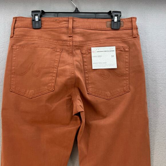 NWT Adriano Goldschmied Women's Jeans Size 31R Rust Ankle High Rise Skinny - Picture 12 of 16